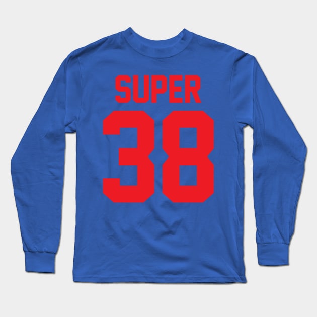 Super 38 Long Sleeve T-Shirt by ZPat Designs